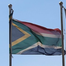 Südafrikanische Flagge. Foto: Stadt Oldenburg