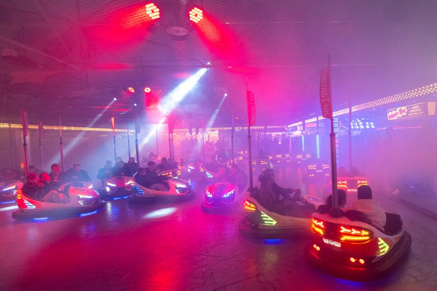 Sascha Stüber Ein Autoscooter auf dem Kramermarkt 2024. Foto: Sascha Stüber