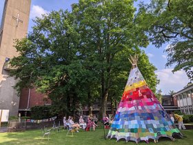 Das „Tipi“ in der Gemeinde St. Johannes. Foto: Stadt Oldenburg.