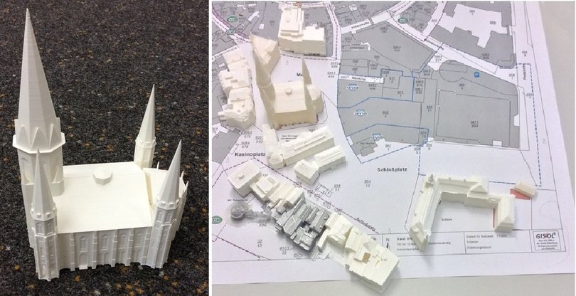 Lambertikirche als 3D-Druck, Foto: Stadt Oldenburg