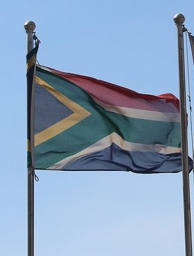 Südafrikanische Flagge. Foto: Stadt Oldenburg
