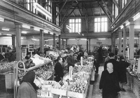 Markthalle 1964. Foto: NWZ, alt-Oldenburg.de