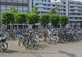 Abstellanlage auf dem Bahnhofsvorplatz in Oldenburg. Foto: Stadt Oldenburg