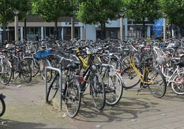 Abstellanlage auf dem Bahnhofsvorplatz in Oldenburg. Foto: Stadt Oldenburg