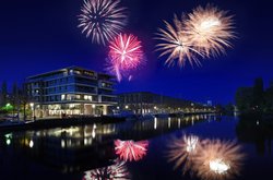 Feuerwerk zum Oldenburger Kramermarkt 2017. Foto: Hans-Jürgen Zietz