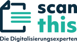 Logo der Scan This GmbH – die Digitalisierungsexperten. Quelle: Scan This