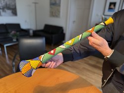 Die Vuvuzela: Das Blasinstrument aus Südafrika steht für die internationalen Kontakte der Stadt. Foto: Stadt Oldenburg Die Vuvuzela: Das Blasinstrument aus Südafrika steht für die internationalen Kontakte der Stadt. Foto: Stadt Oldenburg