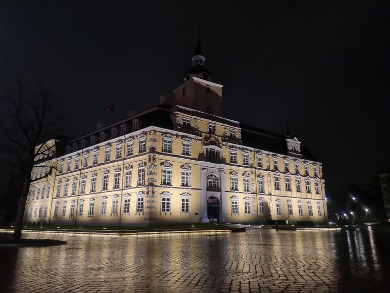 Hans-Jürgen Zietz Oldenburger Schloss bei Nacht. Foto: Hans-Jürgen Zietz