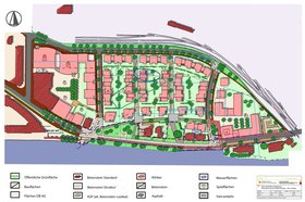 Städtebauliches Grundkonzept. Grafik: Stadt Oldenburg