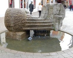 Der Brunnen am Lefferseck. Foto: Stadt Oldenburg