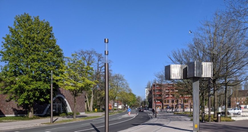 Blick aus der Ferne auf den neuen Stadtteiltreff. Foto: Stadt Oldenburg