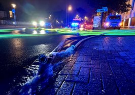 Alle Hände voll zu tun hatten die Einsatzkräfte am 4. September nach dem unerwarteten Starkregen. Foto: Sascha Stüber