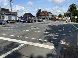 Ansicht Alexanderstraße Knoten Im Dreieck. Foto: Stadt Oldenburg Ansicht Alexanderstraße Knoten Im Dreieck. Foto: Stadt Oldenburg