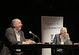 Klaus Modick und Bernd Eilert. Foto: Literaturhaus Oldenburg