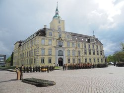 Übergabeappell der 1. Panzerdivision am 26. April 2018 auf dem Schloßplatz. Foto: Torsten von Reeken