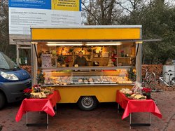 Der Käsewagen von Tanja Meiering auf dem Wochenmarkt Eversten. Foto: Stadt Oldenburg Der Käsewagen von Tanja Meiering auf dem Wochenmarkt Eversten. Foto: Stadt Oldenburg