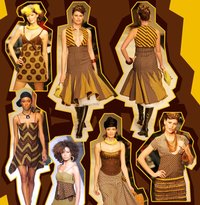 Models in Shweshwe-Mode. Urheber: Da Gama Textiles