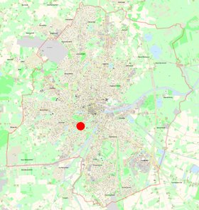 Lage der Förderschule Schule an der Kleiststraße. Klick führt zur Karte. Quelle: GIS4OL