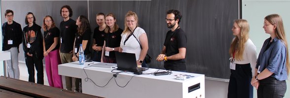 Vorstellung des Sammelergebnisses. Foto: Frau Bessert