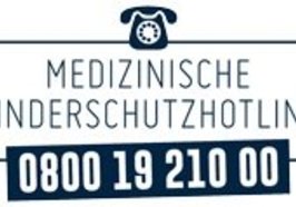 Logo und Rufnummer 0800 1921000 der Kinderschutzhotline. Grafik: Kinderschutzhotline