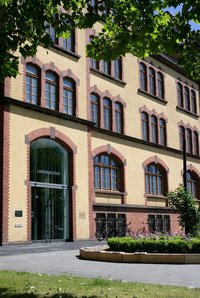 Außenansicht der Landesbibliothek Oldenburg. Landesbibliothek Oldenburg