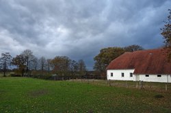 Unwetterstimmung über der Hunteniederung. Foto: Hans-Jürgen Zietz