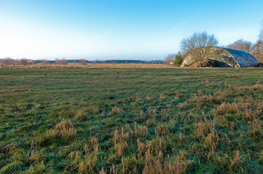 Rückansicht von einem Shelter. Foto: Peter Duddek