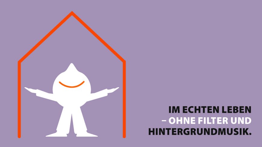 Im echten Leben - ohne Filter und Hintergrundmusik. Grafik: Gerlinde Domininghaus