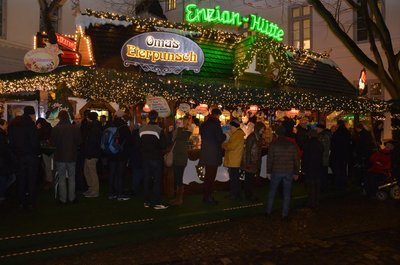 Die Enzian-Hütte auf dem Lamberti-Markt. Foto: Stadt Oldenburg