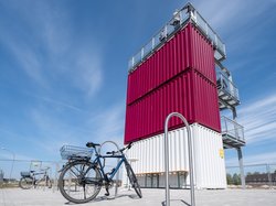 Aussichtsturm auf dem Fliegerhorst. Foto: Sascha Stüber