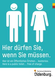 Aufkleber der Aktion „Öffentliches Örtchen“, Quelle: OTM