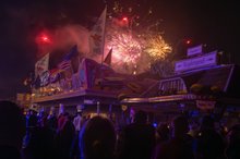 Ein Foto vom Feuerwerk beim Kramermarkt 2023. Foto: Sascha Stüber