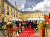 Guests of the Oldenburg Promenade in the atrium of the Oldenburg castle. Picture: Oldenburg Promenade