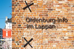 Lappan mit Schriftzug Oldenburg-Info. Foto: Mario Dirks/OTM Lappan mit Schriftzug Oldenburg-Info. Foto: Mario Dirks/OTM