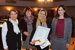 Susan Ahmadgoli und Maryam Ghandehari, Projekt „MeKiBü – Mehrsprachige Kinderbücher“. Foto: Tobias Frick