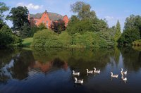 Schlossgarten im Spätsommer