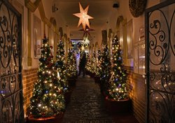 Üppiges Glitzern am Oldenburger Marktplatz. Foto: Hans-Jürgen Zietz