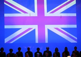 Musik im Zeichen des Union Jack: Zu den sehr gelungenen Veranstaltungen der „UK Begegnungen“ zählte im Oldenburgischen Staatstheater das Konzert „Very British!“. Foto: Jörg Hemmen