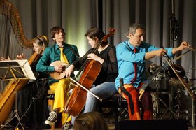 Brigitte Heitmeier, Gerke Jürgens und RatzFatz. Foto: Stadt Oldenburg