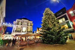 Lefferseck mit Weihnachtsbeleuchtung. Foto: Hans-Jürgen Zietz