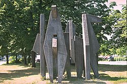 Die Skulptur „Vier Pferde“. Foto: Stadt Oldenburg