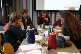 Arbeitsgruppe beim 11. Netzwerktreffen. Stadt Oldenburg