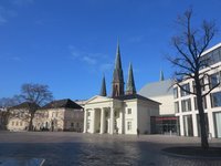 Lambertikirche und Schlosswache. Foto: Werner Fuhltrott