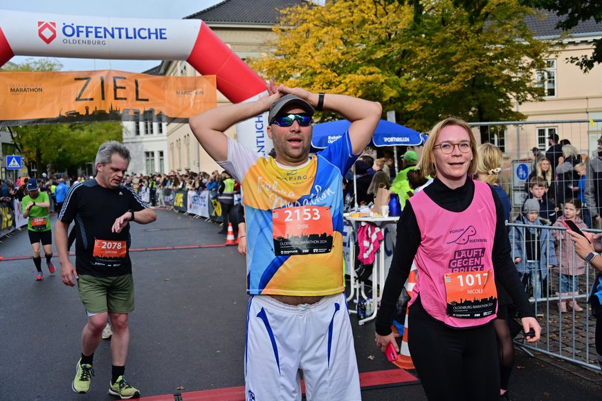 Auch die Bürgermeisterin Nicole Piechotta ist beim Oldenburg-Marathon mitgelaufen. Foto: www.fotografie-bjoern-knoelke.de