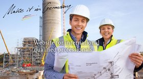 Hinweis auf das Portal Make it in Germany. Foto: Make it in Germany Hinweis auf das Portal Make it in Germany. Foto: Make it in Germany