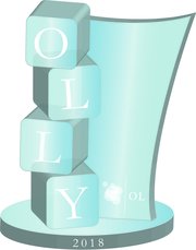 Logo des OLLY – Preis für Familienfreundlichkeit in Unternehmen, Pokal 2018. Foto: Stadt Oldenburg