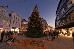 Die Oldenburger Innenstadt in der Vorweihnachtszeit. Foto: Hans-Jürgen Zietz