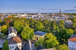 Ausblick vom Turm der Peter-Kirche in Oldenburg. Foto: Hans-Jürgen Zietz