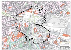 Untersuchungsgebiet Nördliche Innenstadt. Plan: Stadt Oldenburg