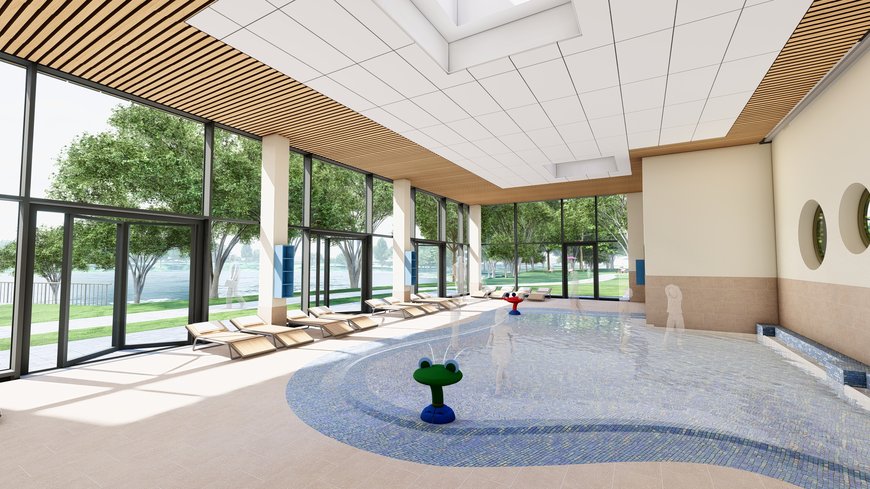 Geising + Böker Das geplante Eltern-Kind-Becken. Grafik: Geising + Böker